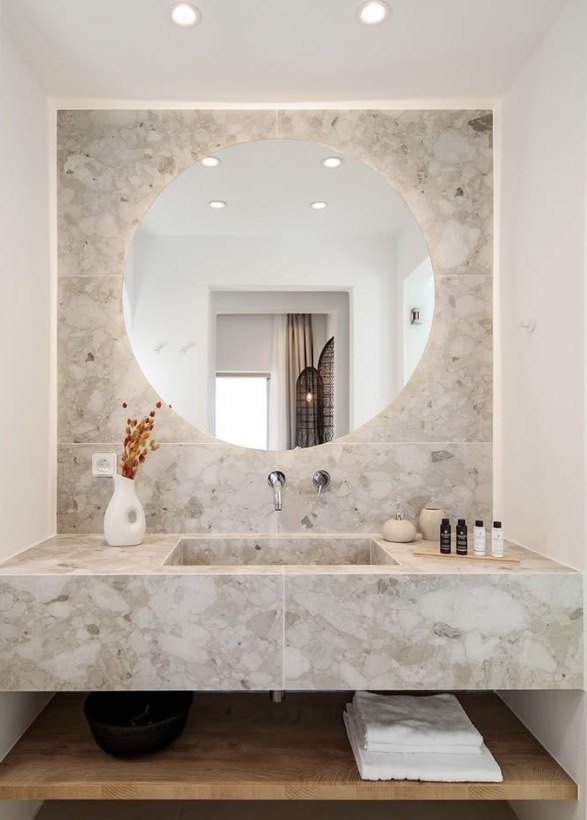 Bathroom project in Naxos