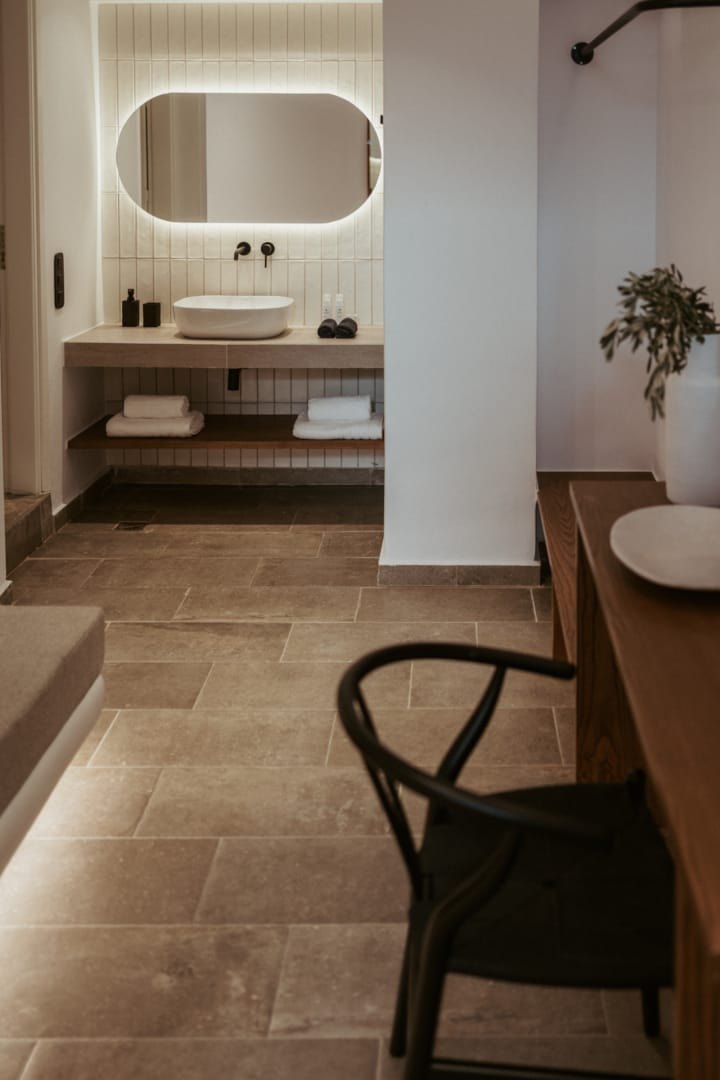Bathroom project in Naxos