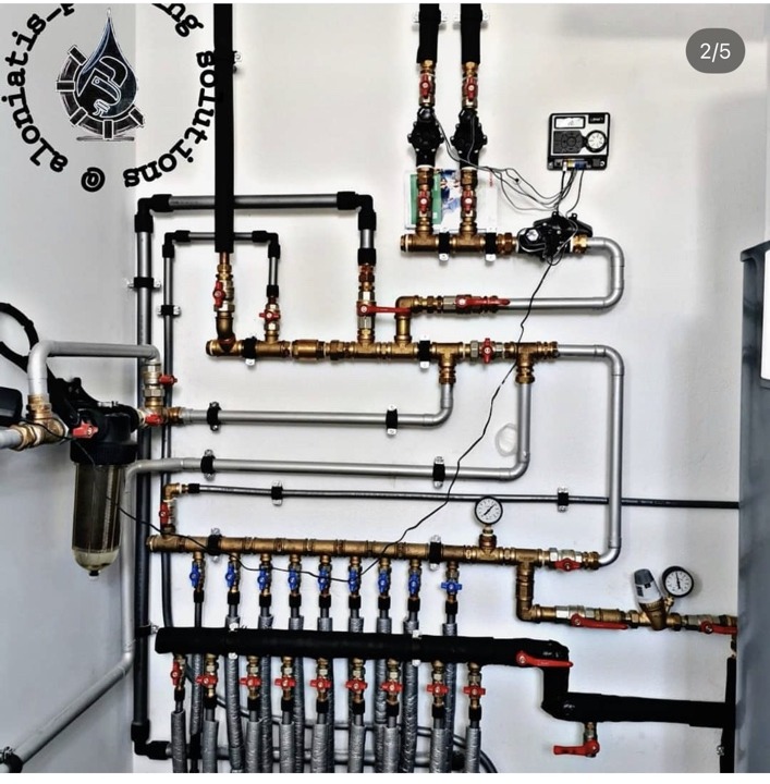 Plumbing system and manifolds for a Naxos project
